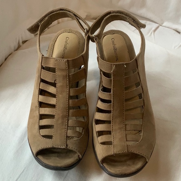 Comfy teacher velcro sling back sandals - Picture 3 of 5